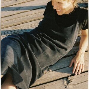 OZMA Anaise Slip Dress in Midnight